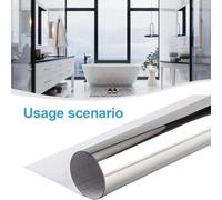 Mirror Wall Sticker 200X60Cm Self Adhesive Frameless Mirror Home Gym