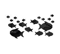 Mirror Wall Stickers Sea Animals Fishes Theme Acrylic Wall Decor Stickers Removable Dog DIY Sticky Mural Stickers Decals for Living Room Kid Baby Bedroom Bathroom Wall Stickers