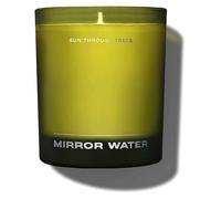 Mirror Water Sun Through Trees Candle