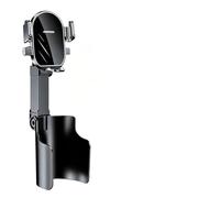Mirrored 2-in-1 Car Cup Holder Phone Holder Fit for 4.7-7 inches Phones | 360° Adjustable Rotation Cup Holders Phone Mount,Extendable Arm,Secure Grip,Non-Slip,One-Hand Use,Easy to Install