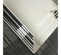 Mirrored Bevelled Wall Tile, 25x25cm, Square Mirror Bricks for Home Decor (4)