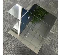 Mirrored Bevelled Wall Tile, 25x25cm, Square Mirror Bricks for Home Decor (6)