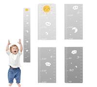 Mirrored Growth Chart, Puzzle Piece Growth Chart, Decorative Wall Height Chart, Acrylic Mirrored Growth Charts 30x15cm for Kids, Indoor, Home, Outdoor, Height Measurement