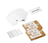Mirrored Growth Chart Shatterproof Multifunctional Stickers