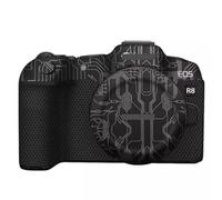 Mirrorless Camera Wrap Skin Vinyl Body Protective Sticker Premium Texture Ultra Slim Film Decals Cover for Canon EOS R8 EOSR8 (Circuit Titanium)