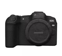 Mirrorless Camera Wrap Skin Vinyl Body Protective Sticker Premium Texture Ultra Slim Film Decals Cover for Canon EOS R8 EOSR8 (Mamba Black)