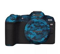 Mirrorless Camera Wrap Skin Vinyl Body Protective Sticker Premium Texture Ultra Slim Film Decals Cover for Canon EOS R8 EOSR8 (Mamba Blue)