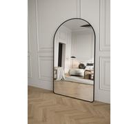 Mirrormaison - Jumbo Arkivo 200Cm X 100Cm - Extra Wide Full Length Arch Mirror - Black Frame