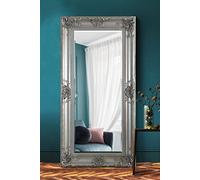 MirrorOutlet, 183 x 91,XY111 Beautiful Large Silver Decorative Ornate Wall Mirror 6ft x 3ft (183 x 91cm)