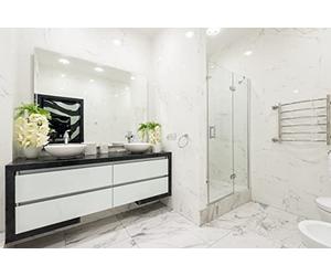 MirrorOutlet 5Ft X 3Ft Large Mirror Glass with 4 holes 152cm X 91cm Home Gym Or Bathroom 4mm Thick