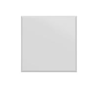 MirrorOutlet All Glass Modern Bevelled Square Wall Mirror 35" X 35" 90x90CM in Silver | Size: 1 Pack MirrorOutlet Silver 1 Pack