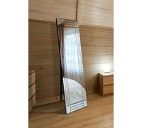 Large All Glass Venetian Triple Bevel Cheval Dress Mirror New 5Ft7 X 1Ft11 170cm X 58cm