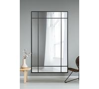 MirrorOutlet Black Contemporary Wall & Leaner Mirror 79" X 47" (200 x 120CM) | Size: 1 Pack MirrorOutlet Black 1 Pack