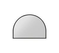 MirrorOutlet Black Metal Framed Arched Wall Mirror 49" X 35" (125CM X 90CM) | Size: 1 Pack MirrorOutlet Black 1 Pack