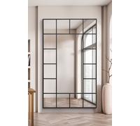 MirrorOutlet Black Modern Wall & Leaner Mirror 79" X 47" (200 x 120CM) | Size: 1 Pack MirrorOutlet Black 1 Pack