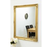 Mirroroutlet Buxton Gold Large Leaner Mirror 140 X 109Cm
