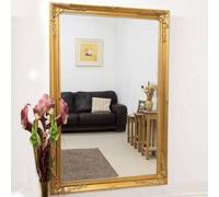 Mirroroutlet Buxton Gold Leaner Mirror 170 X 109Cm