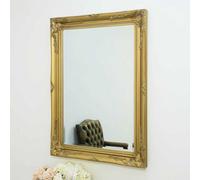 Buxton Gold Wall Mirror 108 x 78cm - Gold