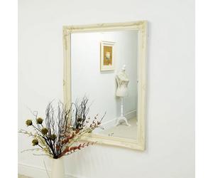 Mirroroutlet Buxton Ivory Large Leaner Mirror 140 X 109Cm