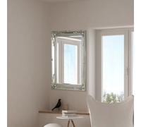 Buxton Silver Wall Mirror 110 x 79cm - Silver