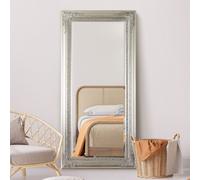 Mirroroutlet Caspian Vintage Silver Antique Design Full Length Mirror 178 X 87 Cm