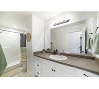 MirrorOutlet: Circuitt 4mm Sheet Mirror Glass Polished Edges with 4 Holes