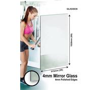 Mirroroutlet Circuitt 4mm Sheet Mirror Glass With Polished Edges 183 X 91Cm (6Ft X 3Ft)