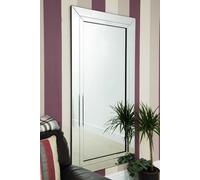 MirrorOutlet Cranbury All Glass Full Length Mirror 174 X 85 Cm, Silver