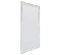 MirrorOutlet Full Length Leaner Ornate Tall Floor standing shabby Chic White wall Mirror: 167 x 76cm