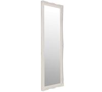 MirrorOutlet Full length Shabby Chic Tall White wall Mirror: 122 x 41cm