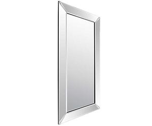 MirrorOutlet Full Length Wall Mirror 174 x 85cm - Horsley Large Bevelled All Glass - Modern Frameless Dressing Style- Leaner or Wall Mounted - Ideal for Bedroom, Hallway, or Living Room
