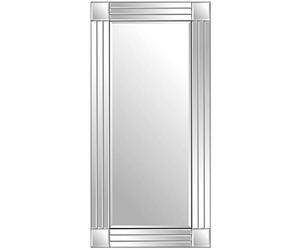 MirrorOutlet Full Length Wall Mirror 174 x 85cm - Milton Large Bevelled All Glass - Modern Frameless Dressing Style- Leaner or Wall Mounted - Ideal for Bedroom, Hallway, or Living Room