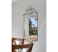 Mirroroutlet Glass Antique Baroque Design Wall Mirror 122 X 58 Cm