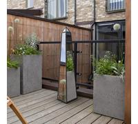 MirrorOutlet GMA143, Metal, Black, 120 x 25 x 25