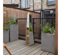 MirrorOutlet GMA144, Metal, Gold, 120 x 25 x 25