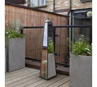 MirrorOutlet GMA145, Metal, Black, 100 x 20 x 20