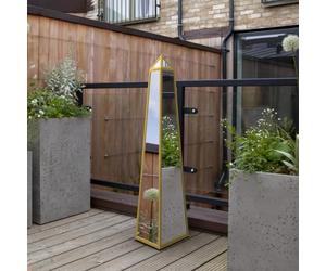 MirrorOutlet GMA146, Metal, Gold, 100 x 20 x 20