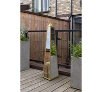 MirrorOutlet GMA146, Metal, Gold, 100 x 20 x 20