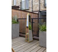 MirrorOutlet GMA144, Metal, Gold, 120 x 25 x 25