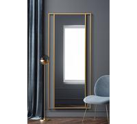 MirrorOutlet Gold Modern Wall & Leaner Mirror 79" X 35" (200 x 90CM) | Size: 1 Pack MirrorOutlet Gold 1 Pack