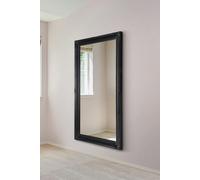MirrorOutlet 'Hamilton' Black Antique Design Large Wall Mirror 137cm x 76cm | Size: 137 cm x 76 cm MirrorOutlet Black 137 cm x 76 cm
