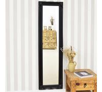 Mirroroutlet Hamilton Black Shabby Chic Design Full Length Mirror 167 X 45Cm