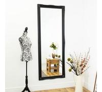 Mirroroutlet Hamilton Black Shabby Chic Design Full Length Mirror 198 X 76Cm
