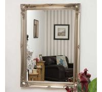 Mirroroutlet Hamilton Vintage Silver Antique Design Wall Mirror 107 X 76 Cm