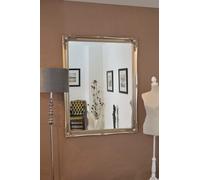 Mirroroutlet Hamilton Vintage Silver Antique Design Wide Wall Mirror 137 X 107Cm