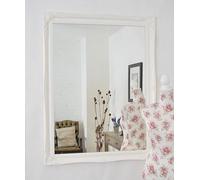 Mirroroutlet Hamilton White Shabby Chic Design Wall Mirror 117 X 91Cm
