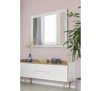 Mirroroutlet Hamilton White Shabby Chic Design Wide Wall Mirror 137 X 107Cm