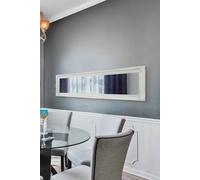 MirrorOutlet "Hamilton" White Shabby Chic Full Length Wall Mirror 167cm x 45cm | Size: 167 cm x 45 cm MirrorOutlet White 167 cm x 45 cm