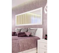 MirrorOutlet Kingsbury White Classic Dress Mirror 168 X 76 Cm, White