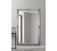 MirrorOutlet Kingsbury Silver Classic Large Wall Mirror 168 x 107 CM | Size: 1 Pack MirrorOutlet Silver 1 Pack